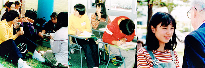 写真：「大和町、ロビナ小学校」留学