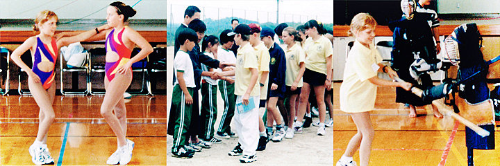 写真：「広島県油木町、クイーンランド・ロビナ小学校」留学